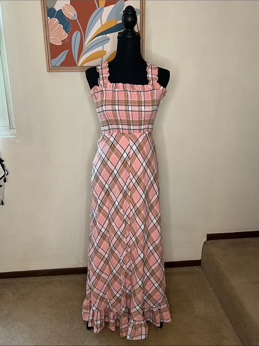 We Are Sundays Beau Dress in Crystal Plaid Size XS NEW